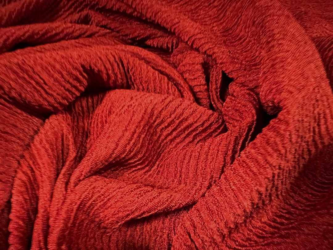 Ripple Rib Blister Jacquard Stretch Double Jersey Fabric, per Metre ...