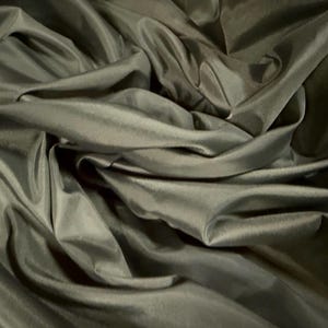 Plain weave nylon fabric, per metre - dark sage
