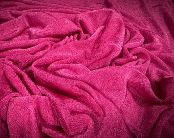 Slinky Stretch spandex jersey fabric, per metre - plain - lipstick