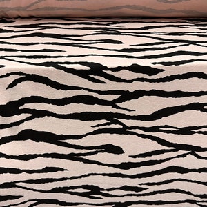 Soimoi Viskose Chiffon Stoff Mit Zebra-Print – 42 Zoll Breit (ca. 107 Cm), Meterweise, Für Nähen & Basteln