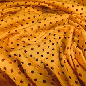 Airtex stretch spandex mesh fishnet jersey fabric, per metre - plain - tangerine