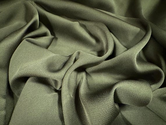 Bubble Satin Woven Dress Fabric With Spandex, per Metre - Plain - Khaki Green - Etsy Bubble Satin Woven Dress Fabric With Spandex, per Metre - Plain - Khaki Green - Etsy