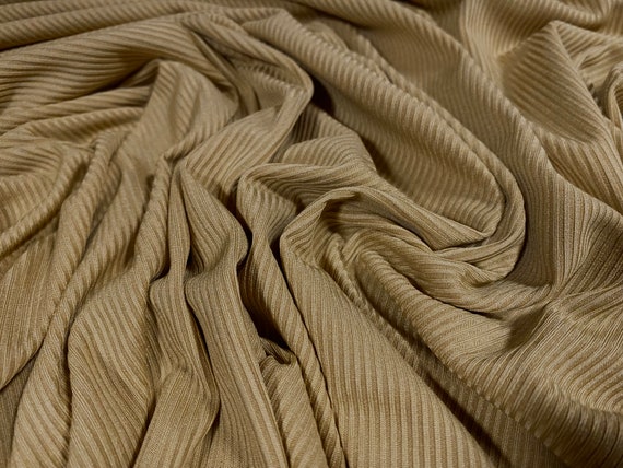 Stretch Spandex Fine Rib Jersey Knit Dress Fabric, per Metre - Plain -  Camel - Etsy