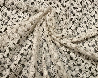 Crochet Lace Fabric | Etsy