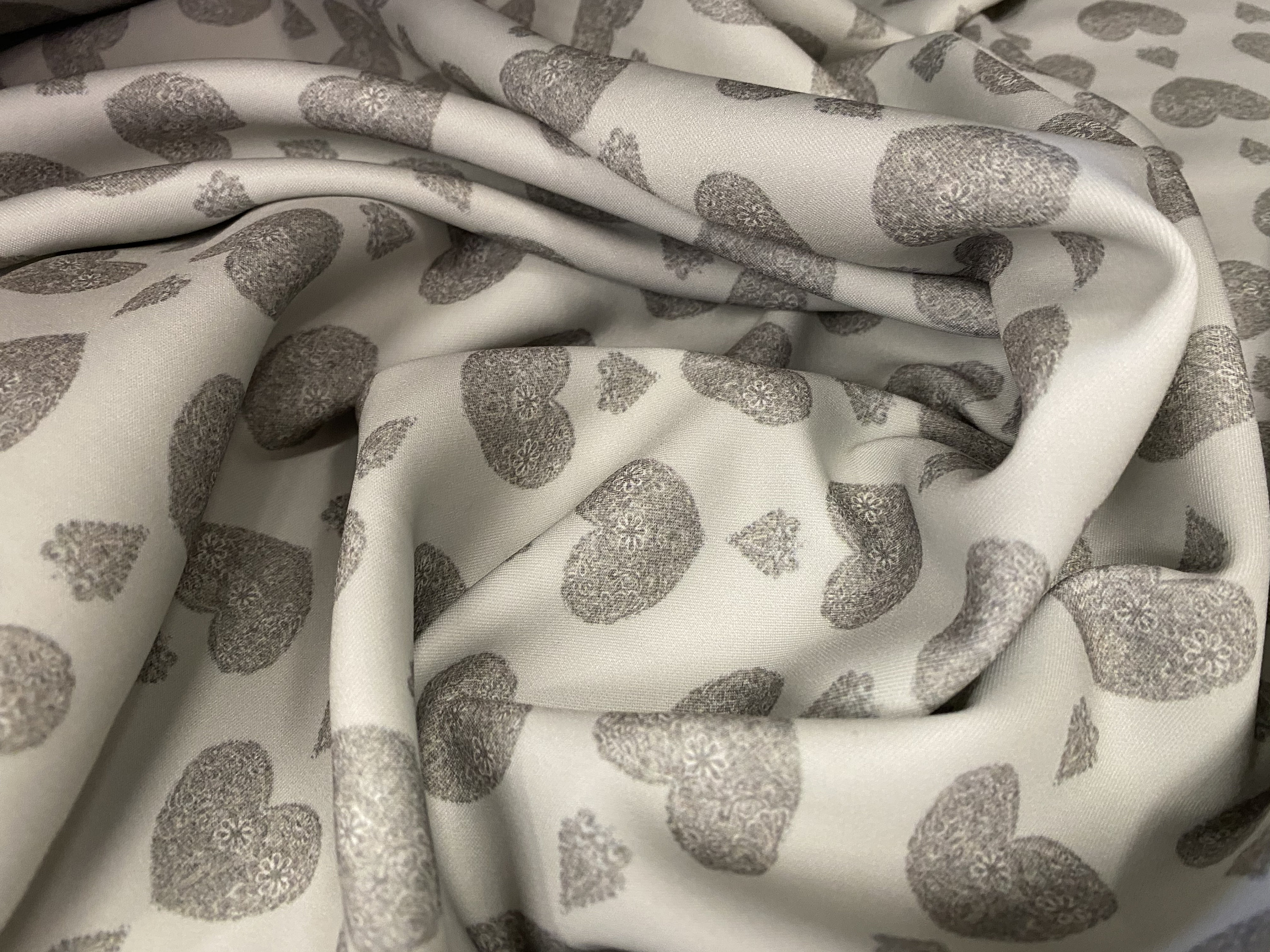 Scuba spandex jersey fabric per metre love hearts print Etsy 日本