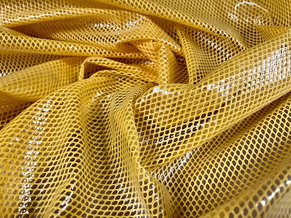 Tissu imperméable étoiles - jaune