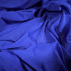 Cobalt blue chiffon fabric discount