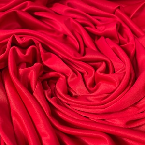 Single jersey fashion fabric - 60 inches wide - plain - Red