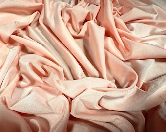stretch jersey dress fabric Silky Knit Jersey Fabric, Polyester Stretch Dressmaking Material, Semi  Sheen 21 Colours for Apparel, Marquee Events, Table Chair Cover Drape
