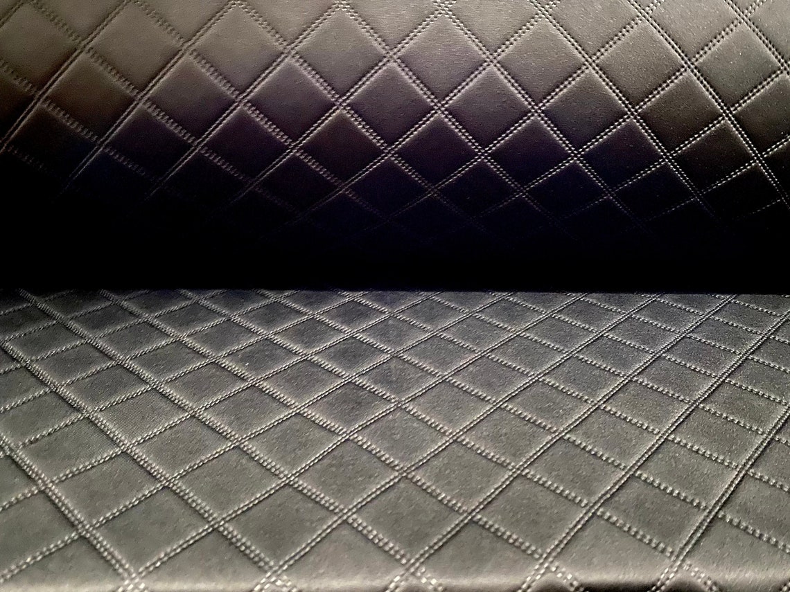 Download Mock quilted heavyweight scuba jersey fabric per metre | Etsy