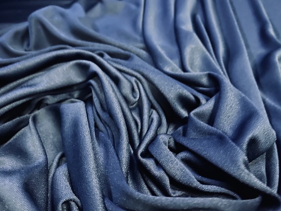 Navy blue jersey online fabric