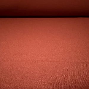 Burlington weave fashion fabric, per metre - plain - smoked paprika image 3