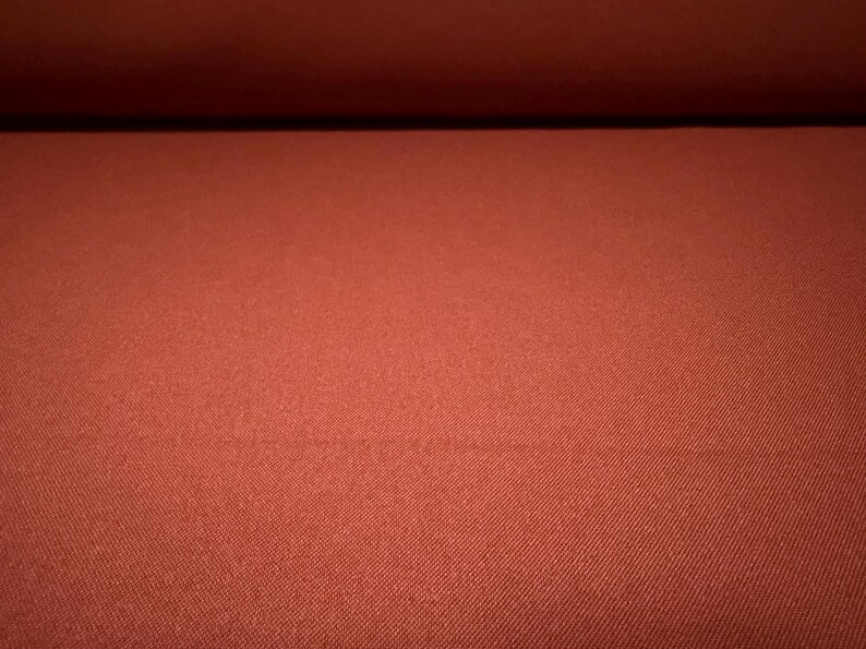 Burlington weave fashion fabric, per metre - plain - smoked paprika image 3