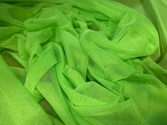Mesh Net Fabric, per Metre Bright Green -  Canada