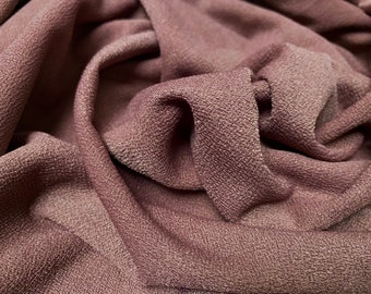 Valentino crepe Stretch jersey fabric - similar to scuba - per metre - mauve