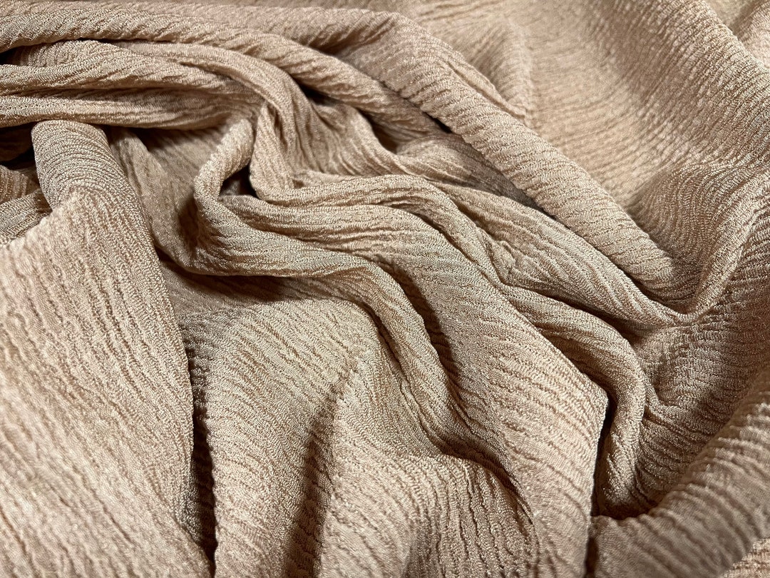 Ripple Rib Blister Jacquard Stretch Double Jersey Fabric, per Metre ...