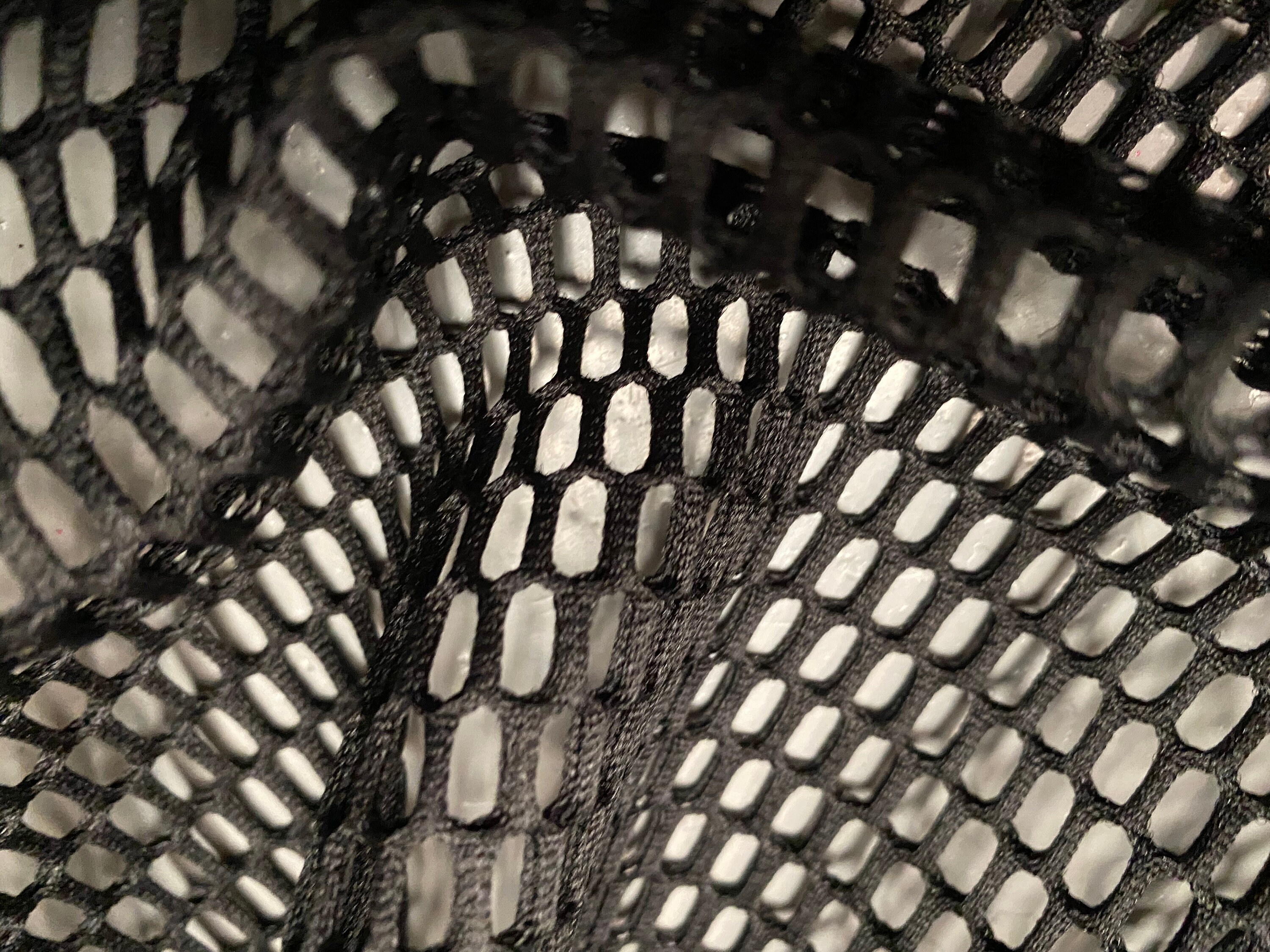 3d Scuba mesh Lycra jersey fabric per metre black Etsy