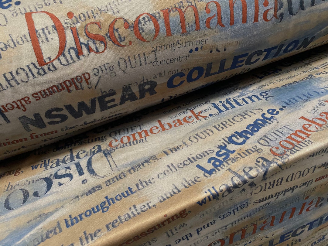 Single jersey polyester stof 60 inch breed discomania