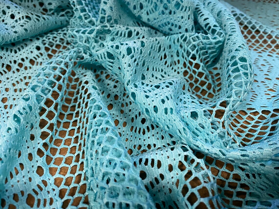 Stretch Mesh Floral Stripe Jersey Fabric per Metre Etsy