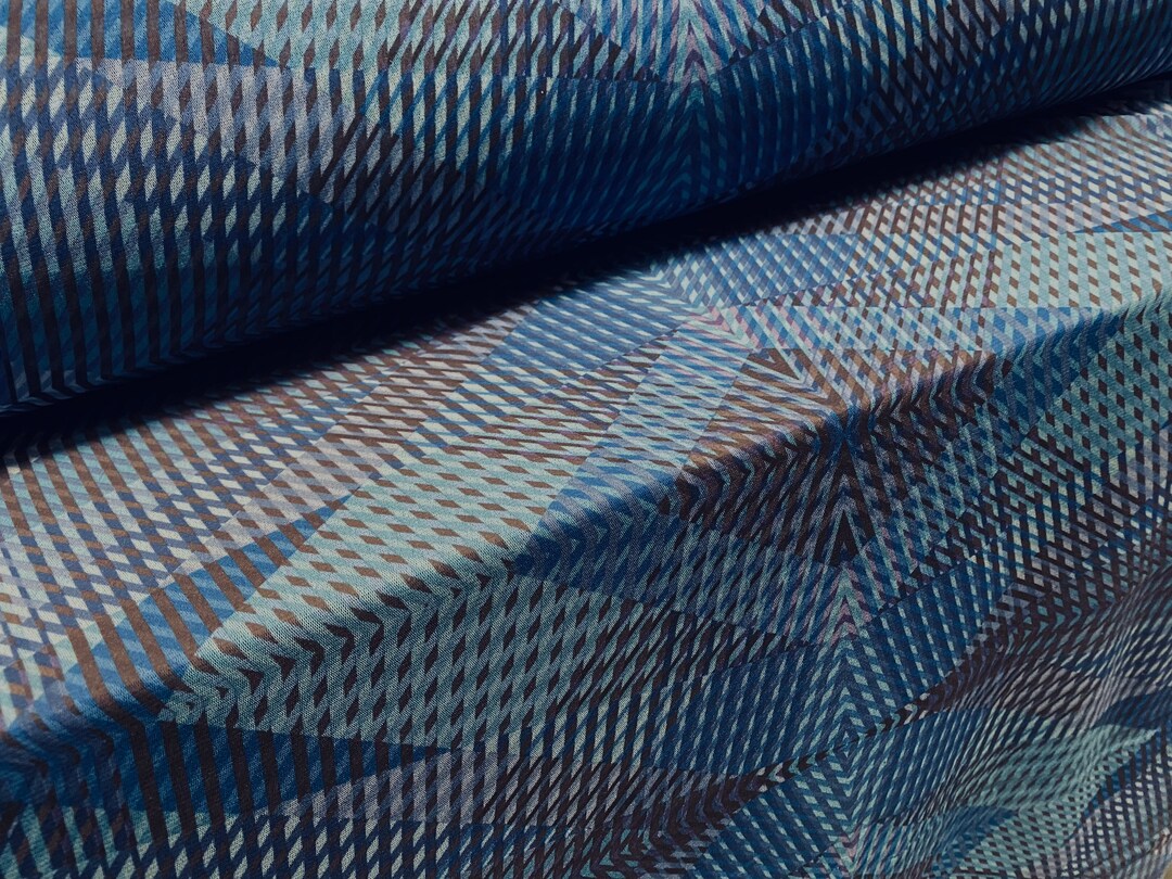 Helenca Thread Stretch Helenca Mesh Fabric, Sheer, per Metre - Geometric Diamond Print ...