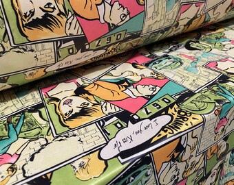 Comic Strip Fabric - Etsy