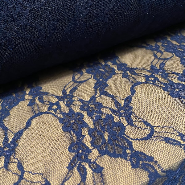 Stretch Lace Fabric Etsy