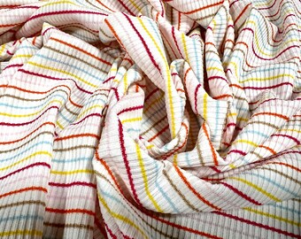 Rainbow jersey hotsell knit fabric