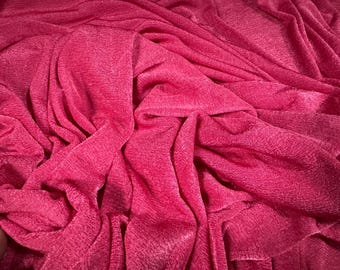 Slinky Stretch spandex jersey fabric, per metre - plain - hot pink