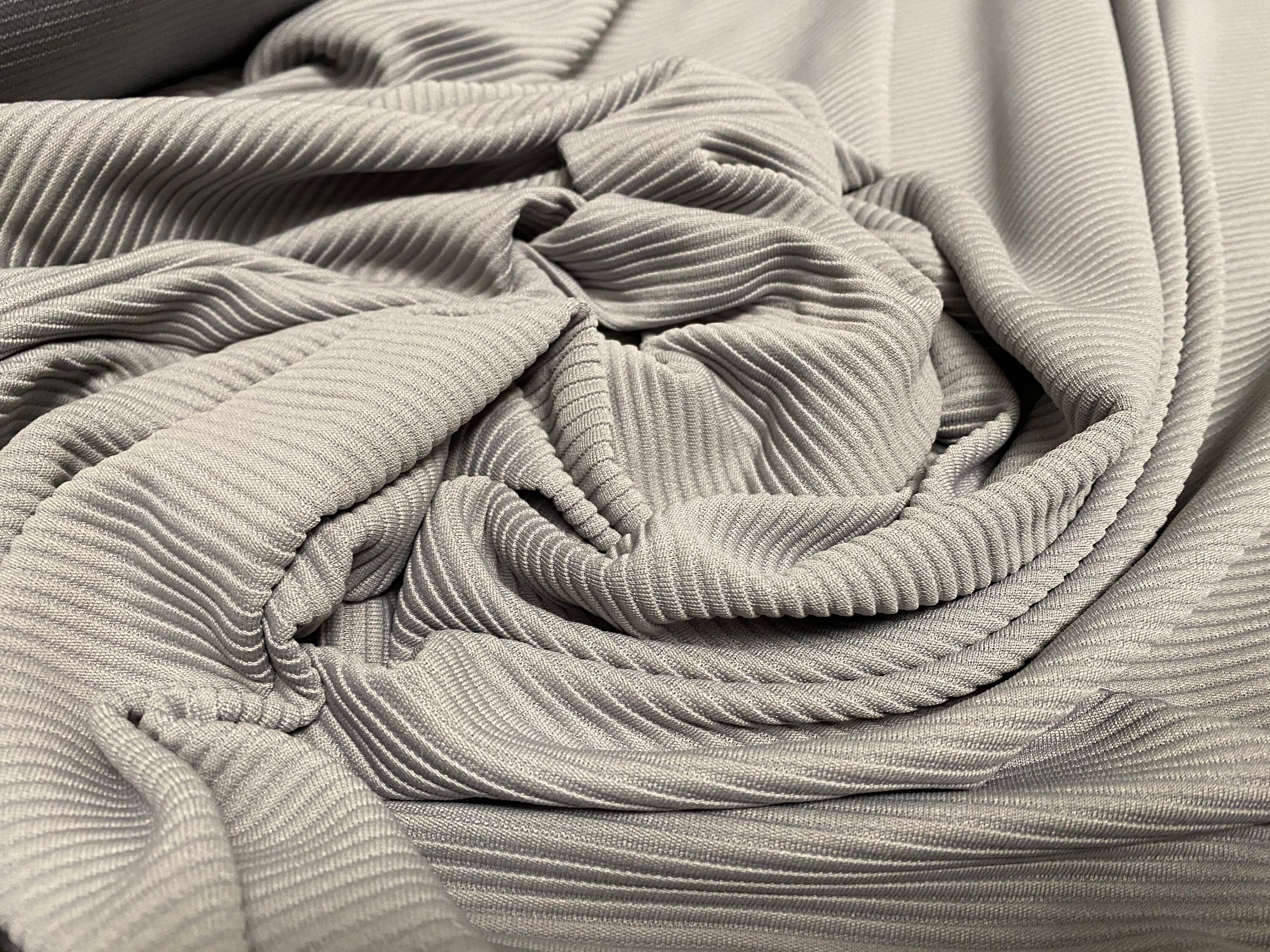 Ottoman Rib Jersey Fabric per Metre Silver Grey Etsy UK