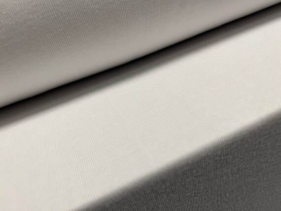Fine Rib Jersey Knit Fabric per Metre Plain White Etsy Canada