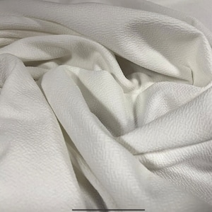 Super Scuba Spandex Jersey Stoff, Meterware - uni - weiß