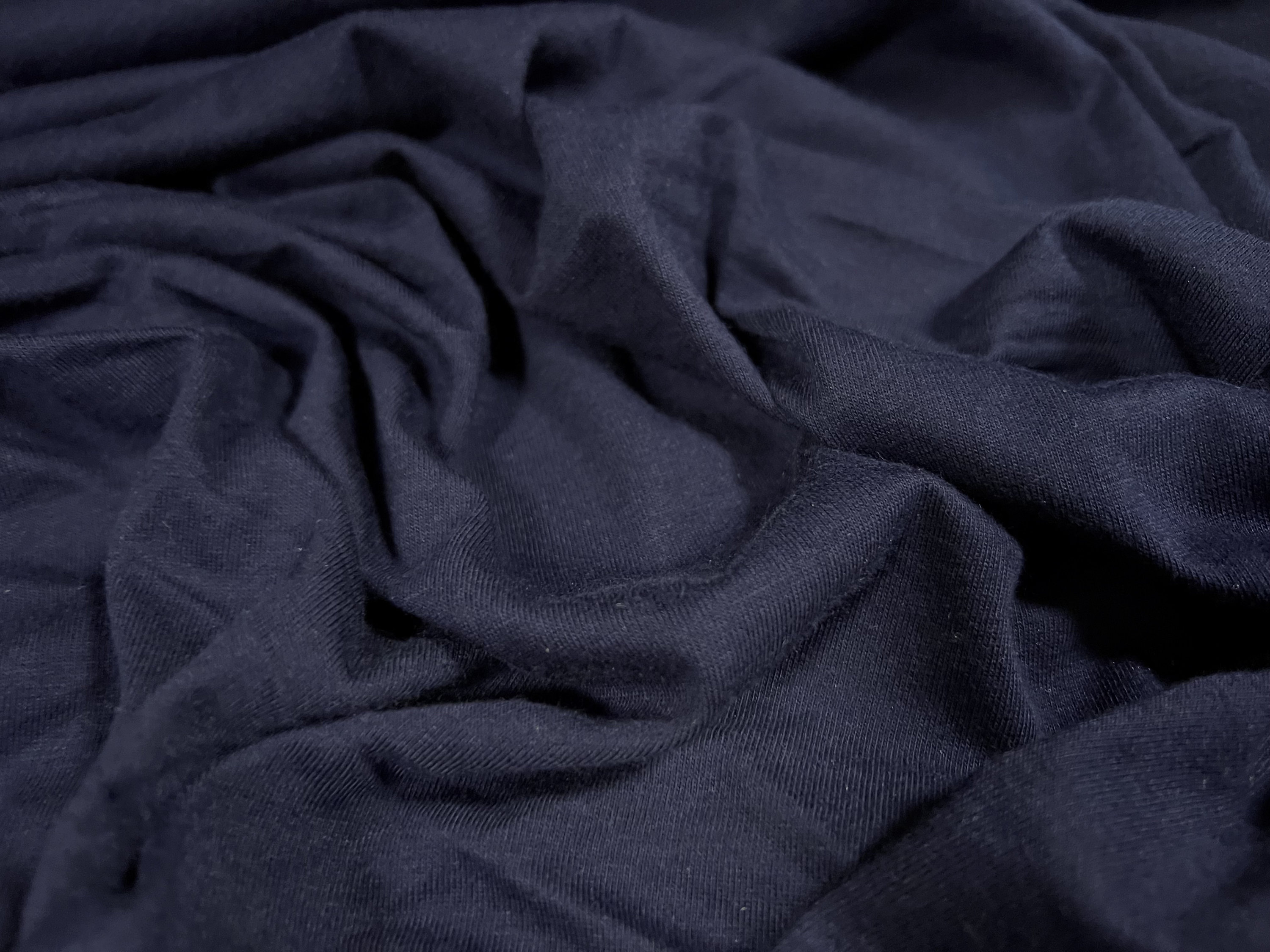 Navy blue cheap jersey fabric
