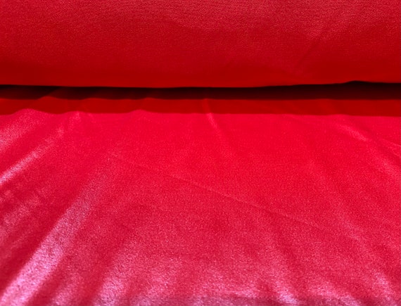 FABRIQUES LF03 - Tessuto In Jersey Elasticizzato A 4 Vie, Di Alta Qualità, Colore Rosso Vino, 1 Metro