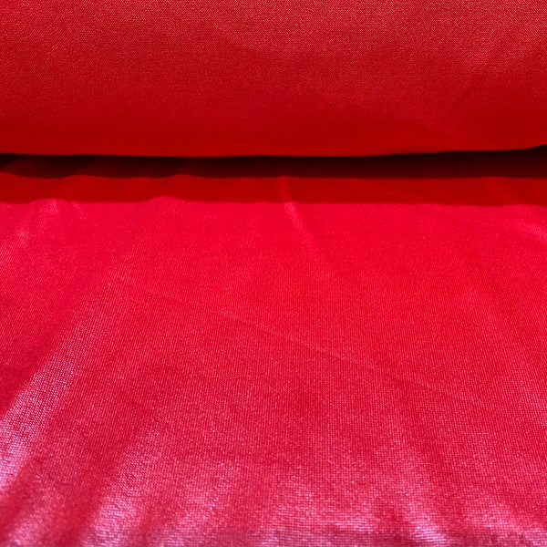 Ciré wet look coated stretch spandex jersey fabric, per metre - red