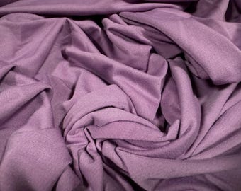 Tejido de jersey de rizo francés supersuave, por metro, liso, violeta