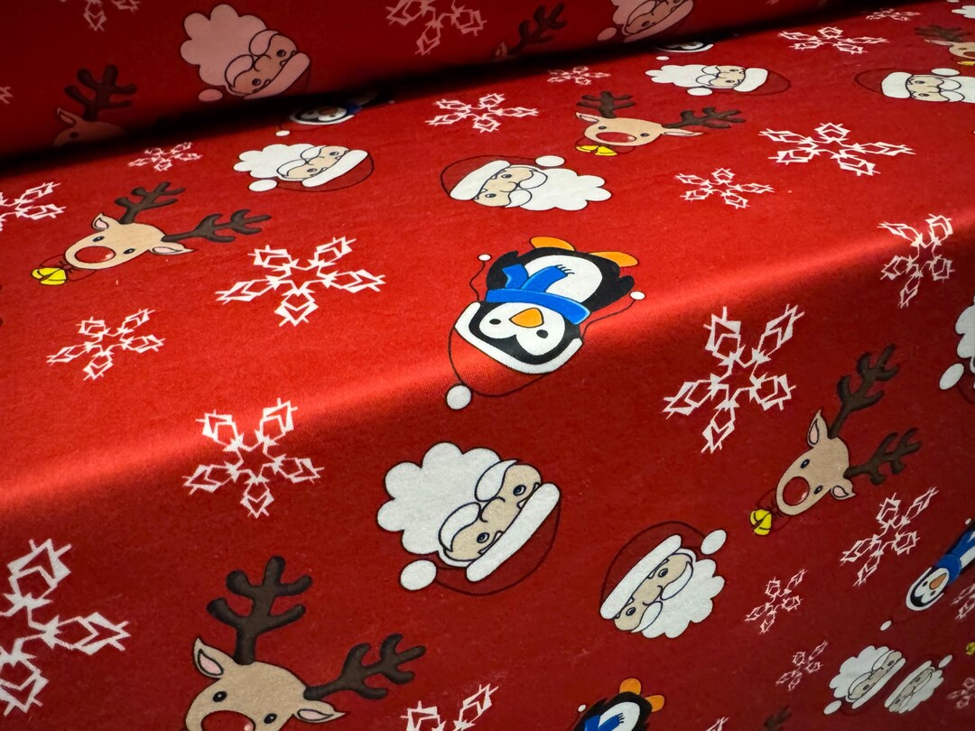 Stretch Santa Scuba Stretch Spandex Double Jersey Fashion Fabric, per Metre - Santa ...
