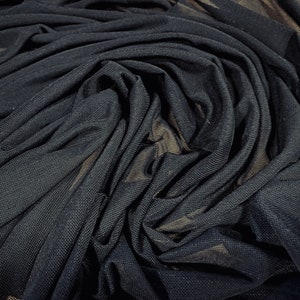 Tela de jersey elástica de spandex de fibra micro, por metro gris