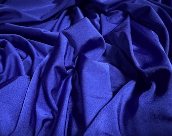 Tejido de jersey elástico de spandex para baño, por metro - liso - azul cobalto