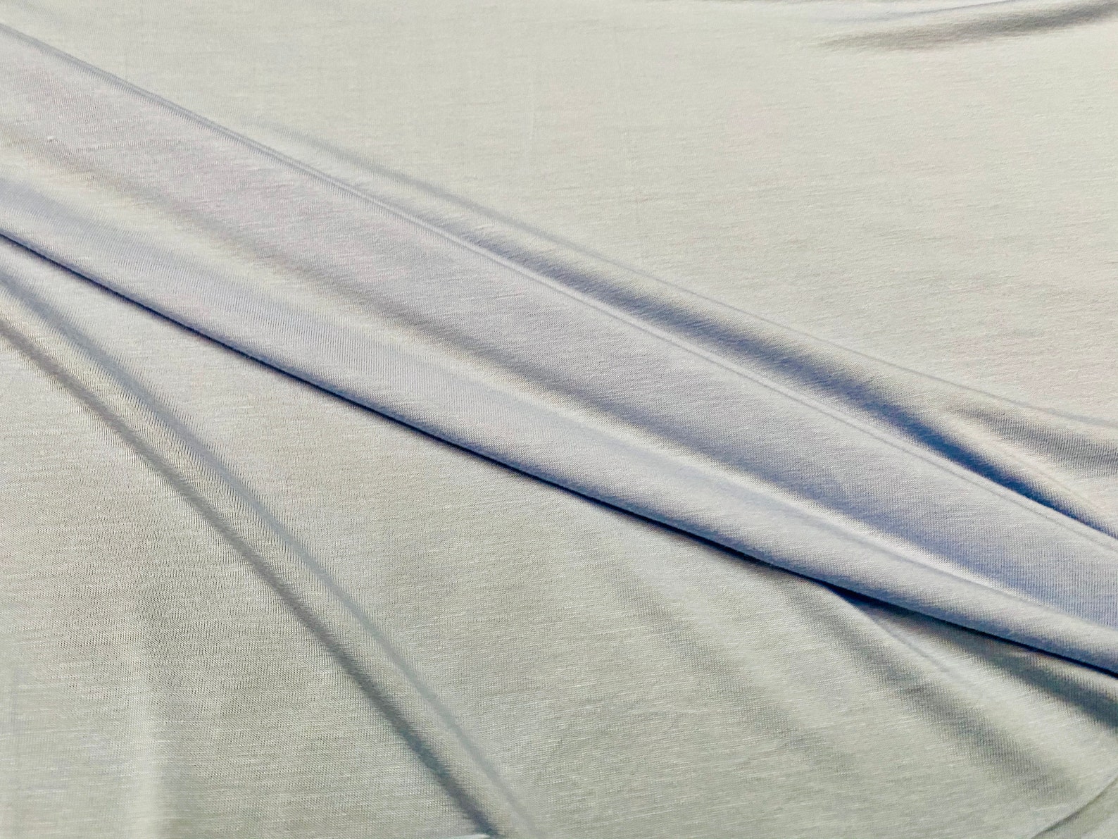 Viscose Elastane Stretch Jersey Fabric per Metre Light Blue Etsy