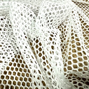Cotton mesh fabric 2024 by the yard