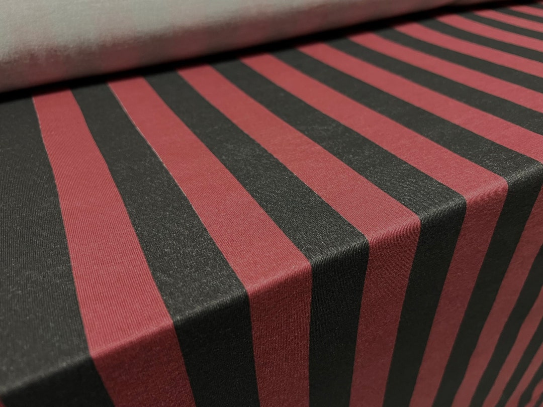 Weicher Henkel Single Jersey Stoff, meterware Streifendruck