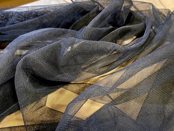Lightweight Nylon Tulle Tutu Mesh Net Fabric, per Metre Plain Black -   Sweden