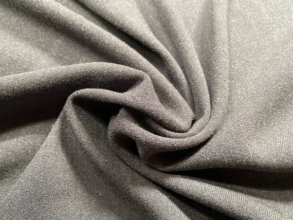 Grey Crepe Stretch Suiting Trouser Skirt Fabric, per Metre 