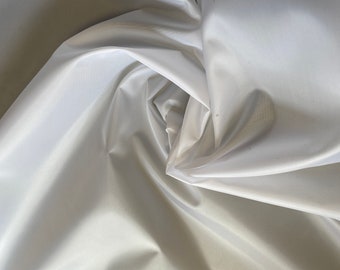 2oz nylon woven fabric, per metre - plain - white