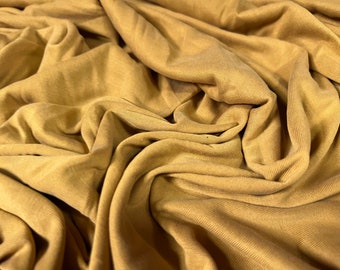 Single Jersey Sueded Jersey Fabric Powder Touch Single Jersey Dress Fabric  With Comfort Stretch, Per Metre
