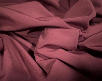 Ripstop nylon fabric, per metre - plain - burgundy