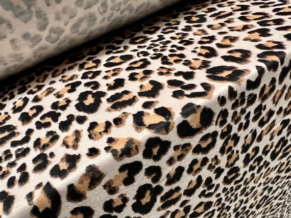 OneOone Batista De Algodon Tela Leopardo Piel De Animal Coser Labores De Artesana Impresiones De Tejidos Por Metros 56 Pulgadas De Ancho
