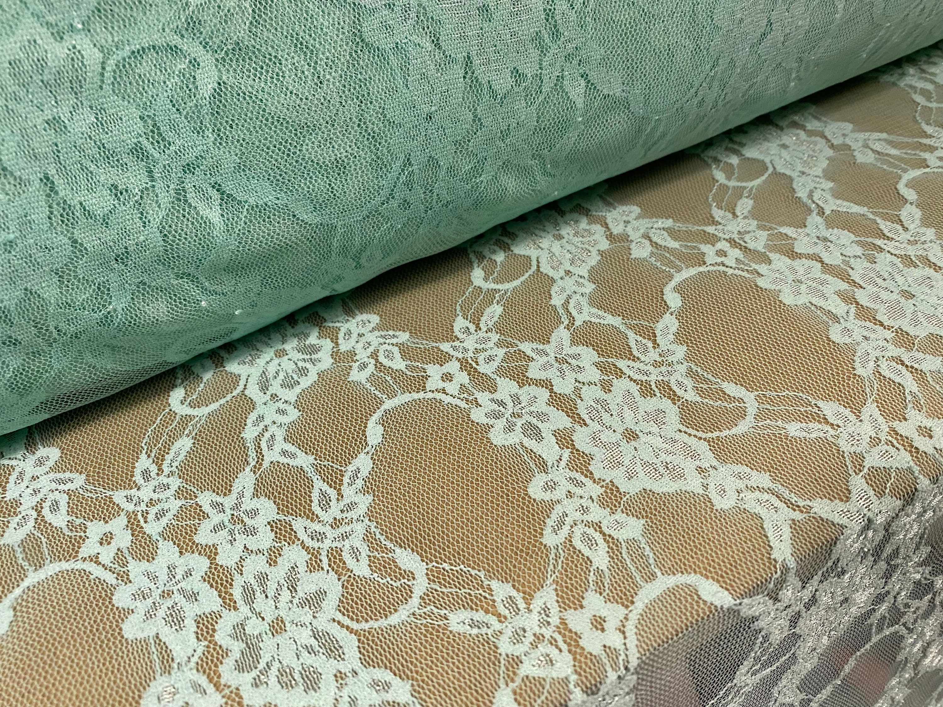 Mint Lace Fabric -  Canada