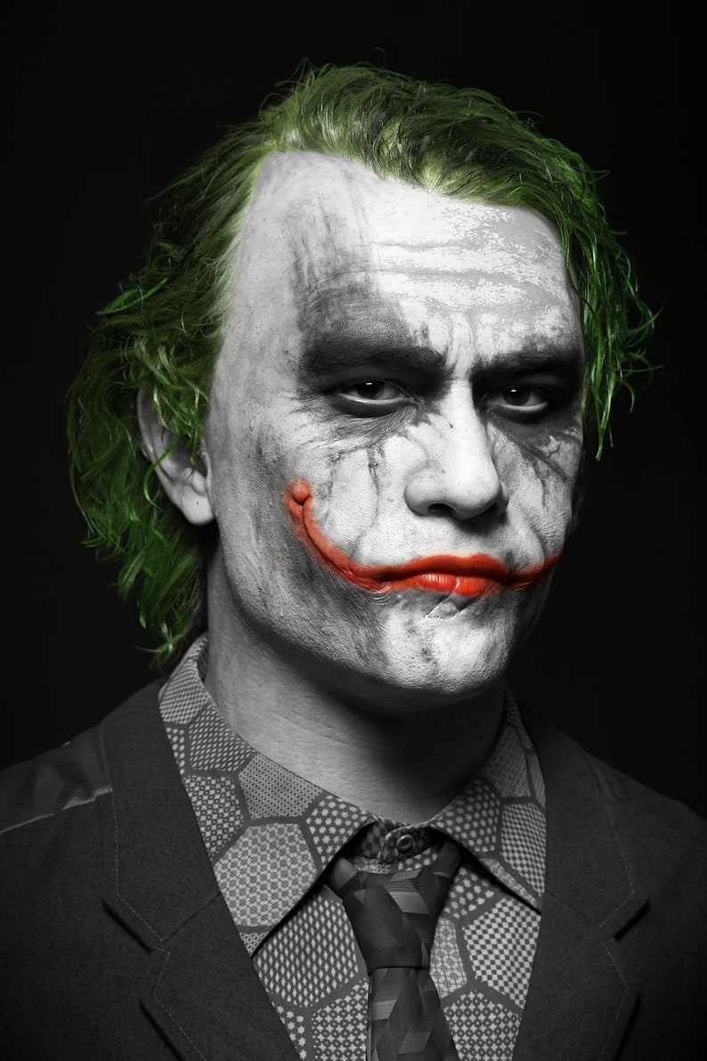 The Joker Wall Art Glass Printingmodern Home Decor Ideastempered