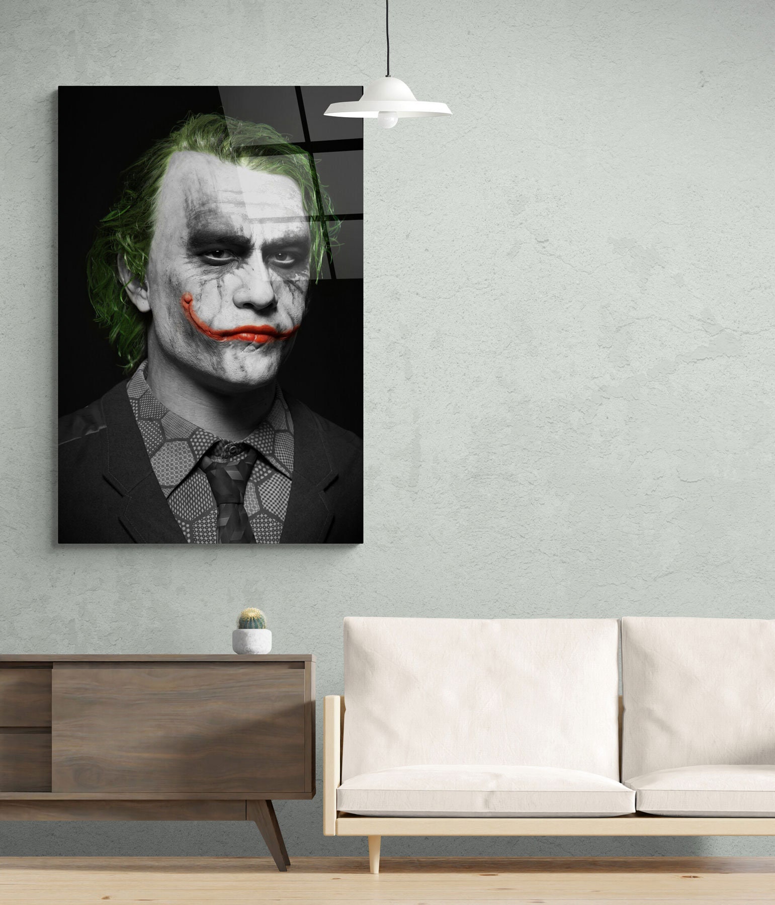 The Joker Wall Art Glass Printingmodern Home Decor Ideastempered